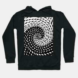 Double spiral whirl yin yang energy balance upside down Hoodie